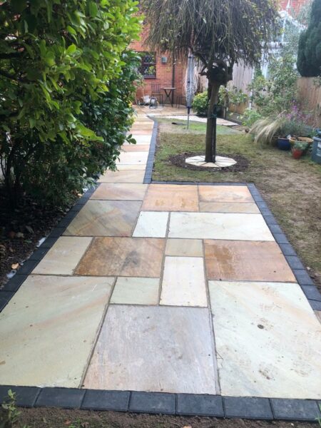 Indian Sandstone Patio in Chelmsford