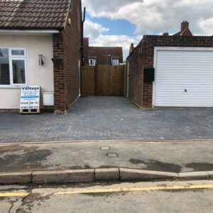 Indian Sandstone Patio and Block Paved Driveway Project in Maldon