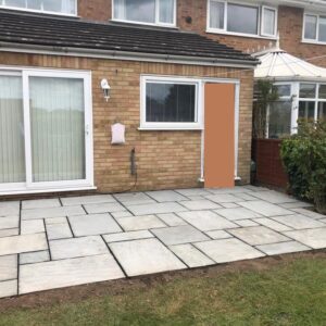 Kandla Grey Slabbed Patio in Springfield, Chelmsford