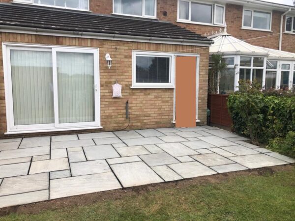 Kandla Grey Slabbed Patio in Springfield, Chelmsford