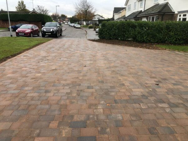 Autumn Gold Tegula Paving Driveway in Chelmsford