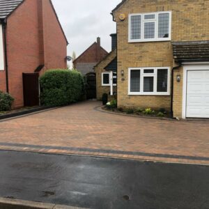 Driveway with Bracken Block Paving in Hornchurch