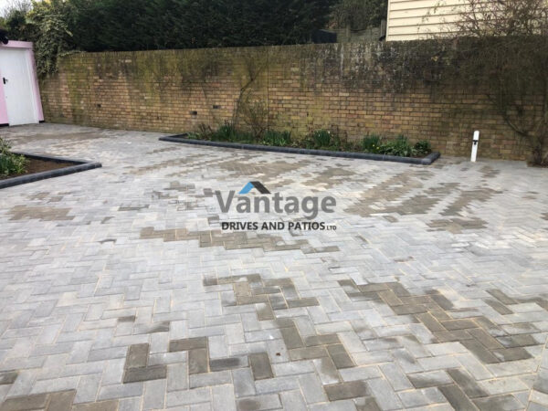 Ash Block Paved Driveway in Chelmsford