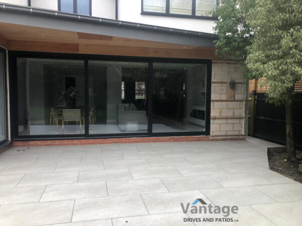 Porcelain Patio in Brentwood, Essex
