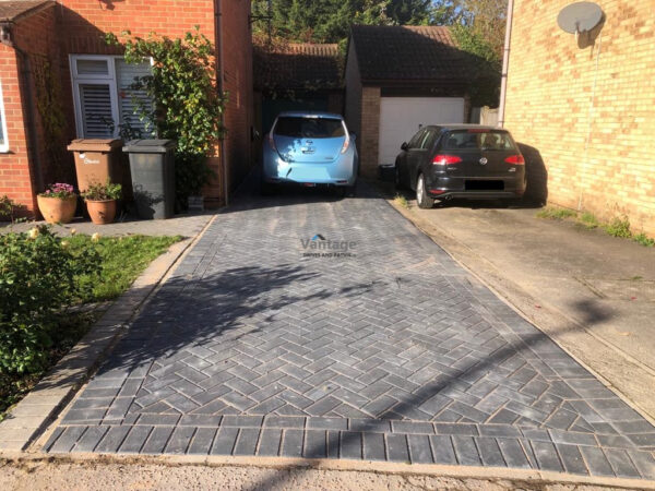 Charcoal Paved Driveway in Chelmsford