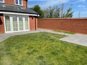 Porcelain Slabbed Patio with Pathways in Chelmsford, Essex