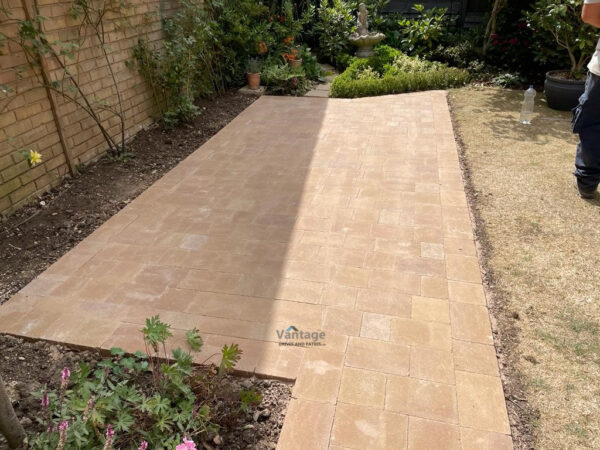 Patio Extension with Pathway in Danbury, Essex