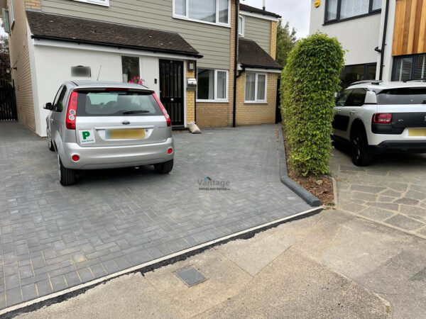 Two Adjacent Block Paved Driveway in Chelmsford, Essex (4)