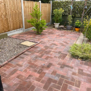 Brindle Block Paved Patio in Braintree, Essex