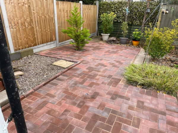 Brindle Block Paved Patio in Braintree, Essex