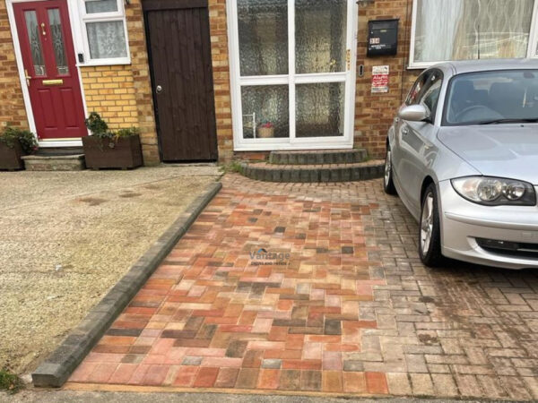 Block Paved Driveway Extension in Chelmsford, Essex