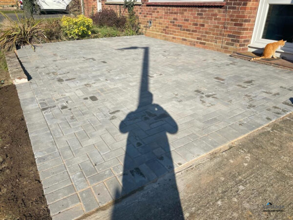 Ash Block Paved Driveway in Billericay, Essex