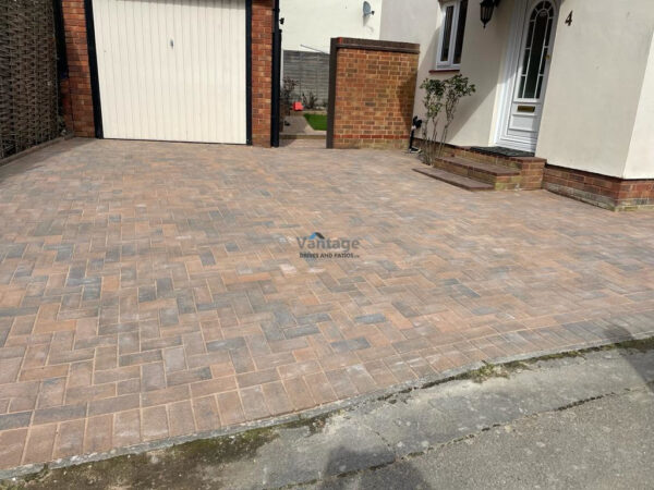 Bracken Block Paved Driveway in Ongar