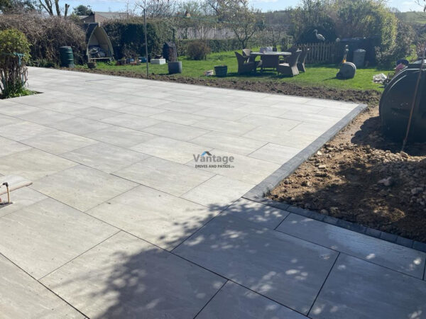 Patio and Driveway in Greensted