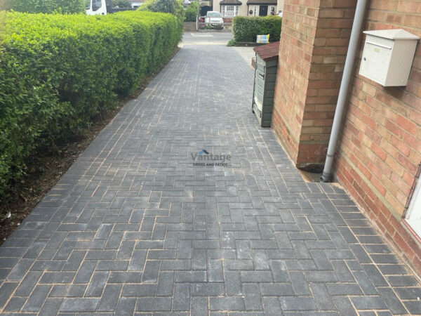 Driveway with Carbon Block Paving in Chelmsford, Essex