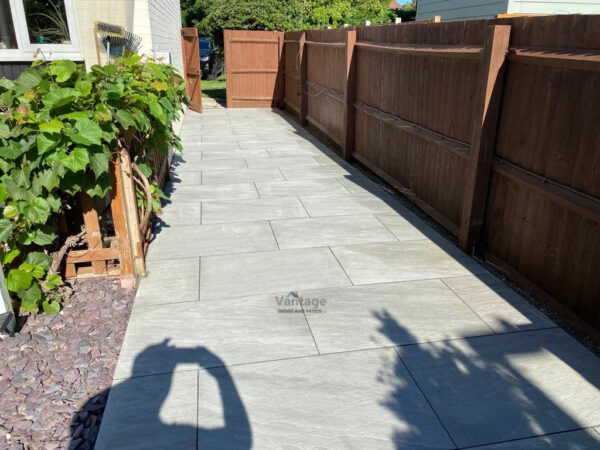 Porcelain Tiled Patio in South Woodham Ferrers, Essex