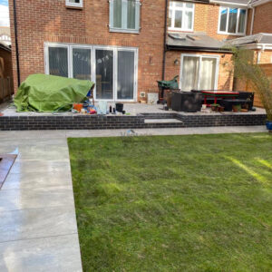 Patio and Garden Project for Previous Customer in Chelmsford