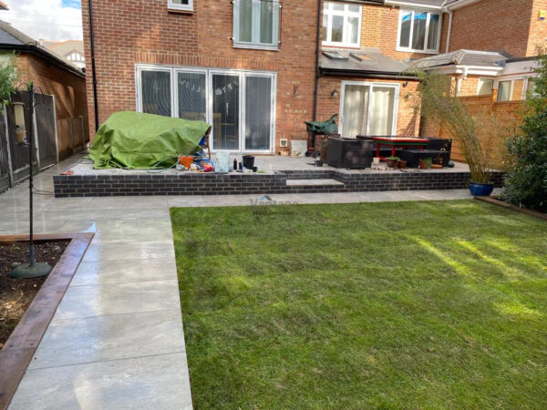 Patio and Garden Project for Previous Customer in Chelmsford