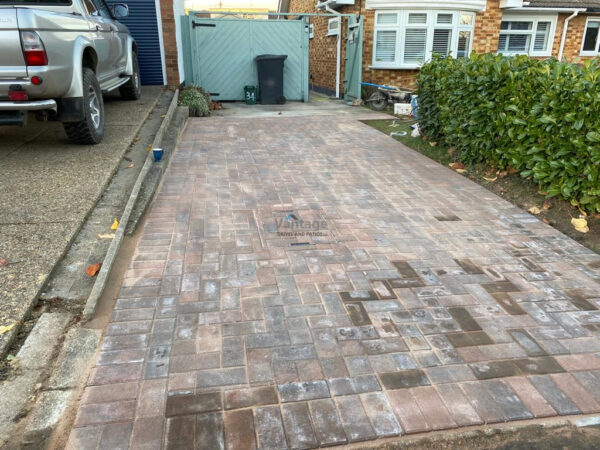 Bracken Paved Driveway and Patio Re-Installation in Witham, Essex